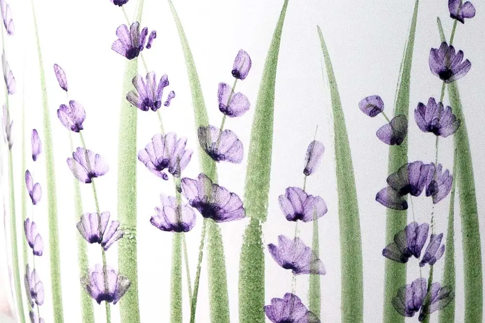 Detail of lavender motif